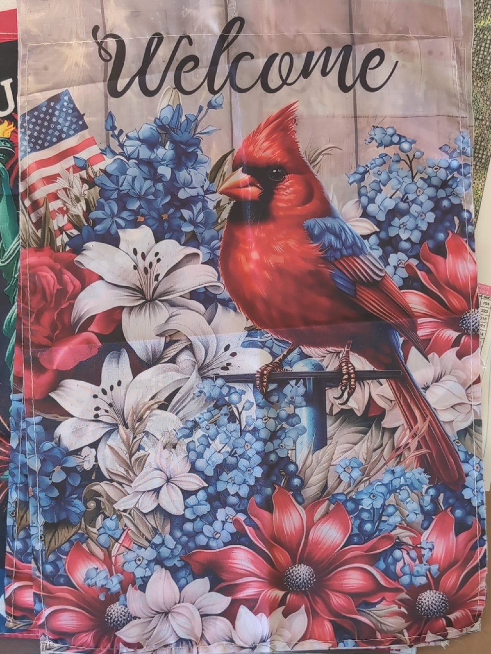 Garden flag Cardinal